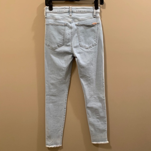 JOE'S FLAWLESS THE CHARLIE HIGH RISE SKINNY ANKLE JEANS - LIGHT BLUE - SIZE 26 - Picture 7 of 14
